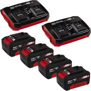 Twinpack mit Akkus und Ladegeräten